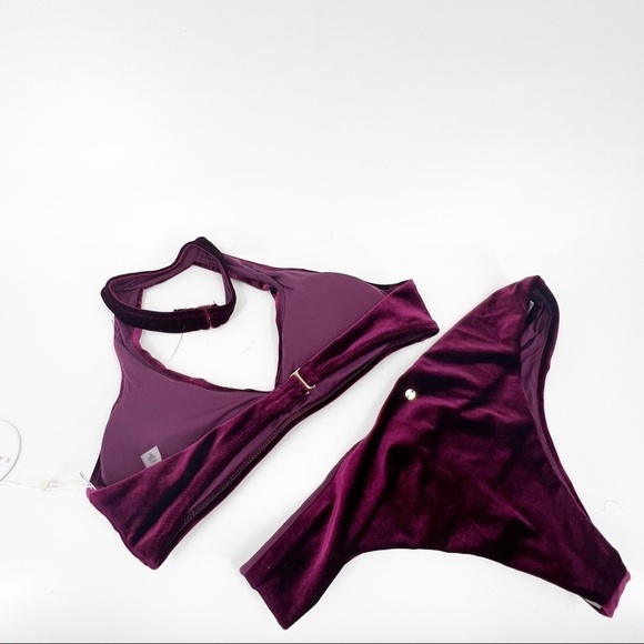 ✅ NWT Radio Fiji Velour 2PC Swimsuit Size Large TOP AND BOTTOM - Picture 9 of 16